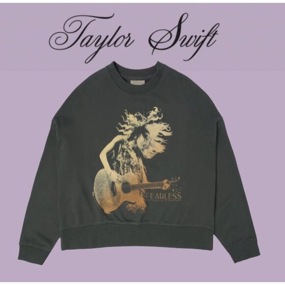 Authentic TAYLOR SWIFT FEARLESS sweatshirt, 100% cotton, collectible, XL - Picture 1 of 6